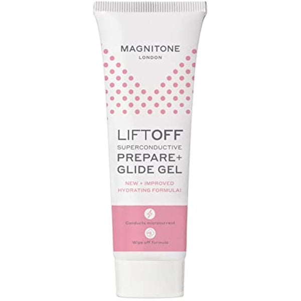 MAGNITONE LiftOff Superconductive Prepare + Glide Gel for Microcurrent Facial Toning & Radiofrequency Devices, Hydrating Wipe Off Formula, Water-Based, Fragrance Free, Cruelty Free & Vegan (Pack of 1)