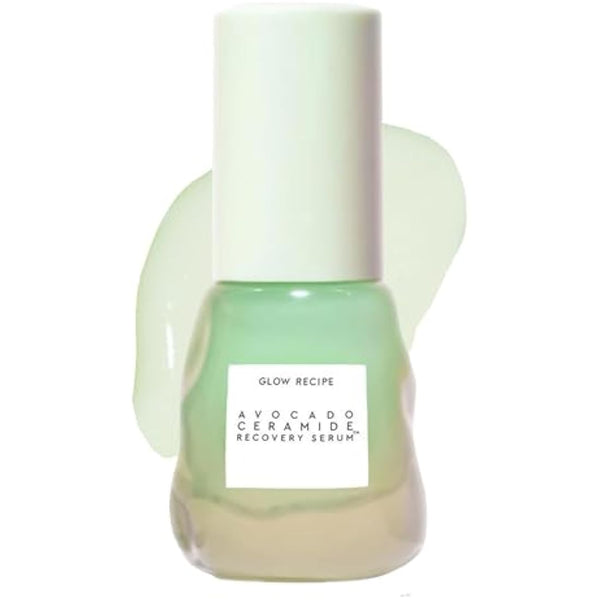 Glow Recipe Avocado Ceramide Recovery Serum - Antioxidant-Rich Face Serum for Sensitive Skin with Avocado Butter + Avocado Extract, Reduces Visible Redness + Hyperpigmentation + Dry Skin (30ml / 1oz)