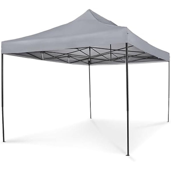 All Seasons Gazebos 3x4.5 Fully Waterproof Pop up Gazebo With Accessories - Metallic Grey