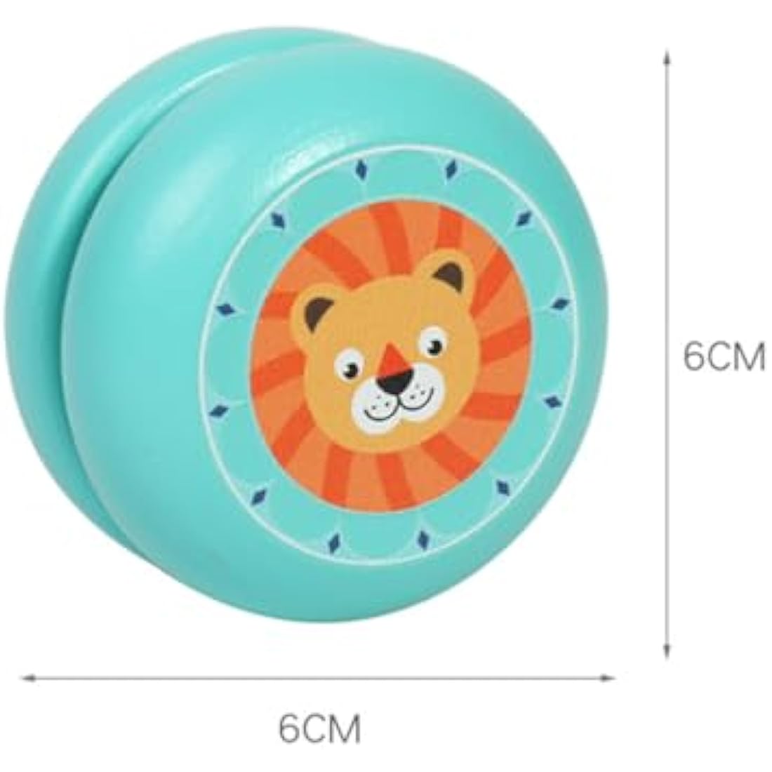 2pcs Yoyo Toys Kids Lovely Cartoon Animal Pattern Yoyo Toys Classic Fun Children Random Style