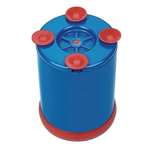 Jantex 8538 In Sink Manual Glasswasher, Blue and Red