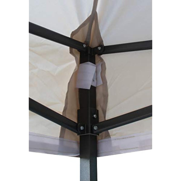 All Seasons Gazebos 2.5x2.5m Pop Up | Heavy Duty, Fully Waterproof Gazebo, High-Grade Materials (Beige)