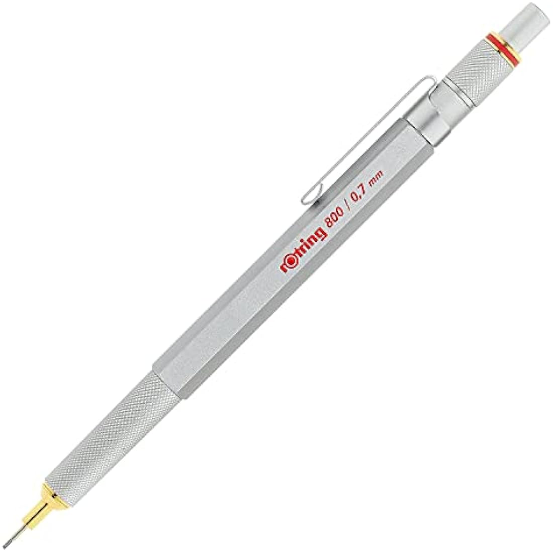 rOtring 800 Mechanical Pencil | 0.7 mm | Silver Metal Barrel