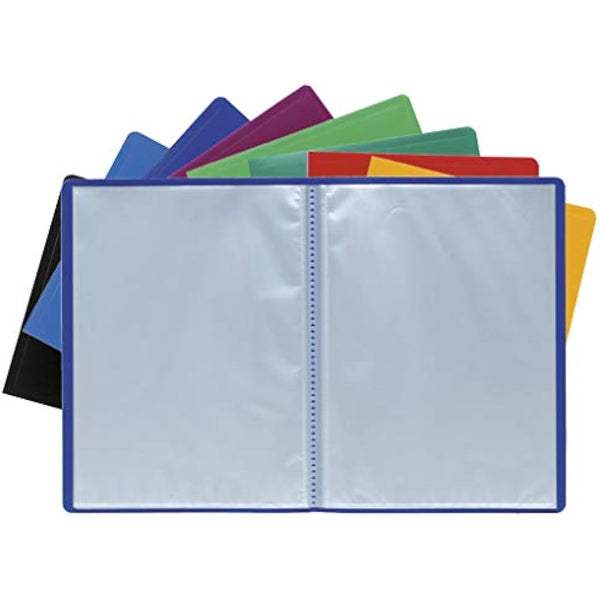 Exacompta - Ref 8583E - Soft PP Display Book - Suitable for A4 Documents, Made from Polypropylene, Lightweight, 80 Pockets, 160 Viewing Pages - Green Cover