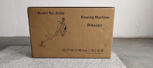 RIKSION Rowing Machine Magnetic Foldable, Fitness Exerciser Indoor Equipment for Home Gym Use, Cardio Training Machine,350LB Capacity with LCD Monitor