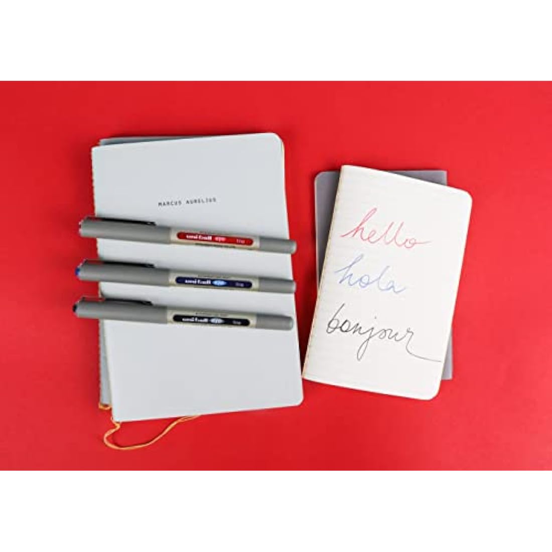 uni-ball UB-157 Eye Rollerball Pens. Premium Fine 0.7mm Ballpoint Tip for Super Smooth Handwriting, Drawing, Art, Crafts and Colouring. Fade and Water Resistant Liquid Uni Super Ink. 8 Pack Assorted