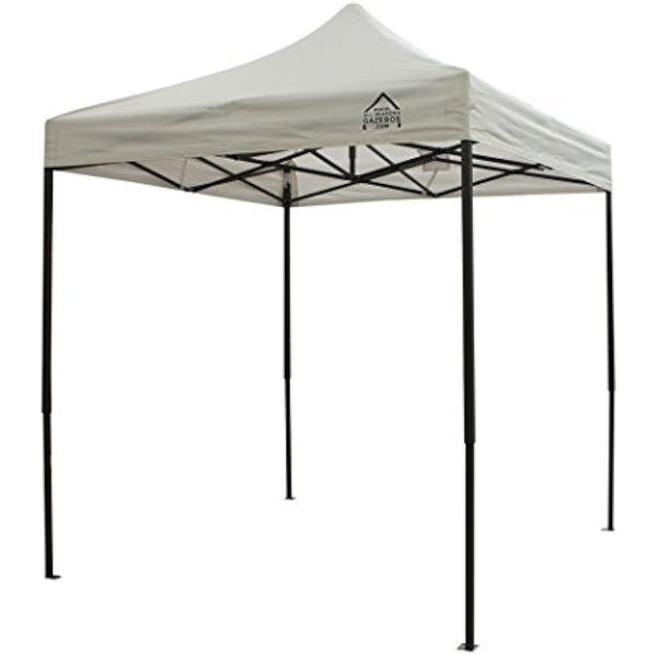 All Seasons Gazebos 2x2 Fully Waterproof Pop up Gazebo With 4 Zip up Sides and Accessories - White