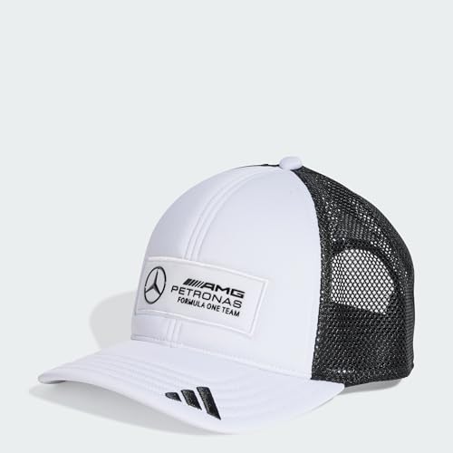 adidas Unisex Mercedes - Amg Petronas Formula One Team Snapback Logo Trucker Cap Baseball Cap