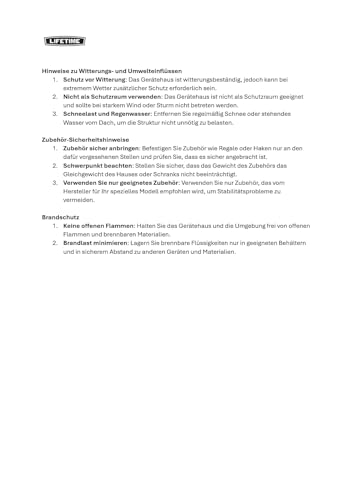 LIFETIME Plastic Wood Grain Textured Storage Box Desert Sand/Grey, 151x72x69 cm