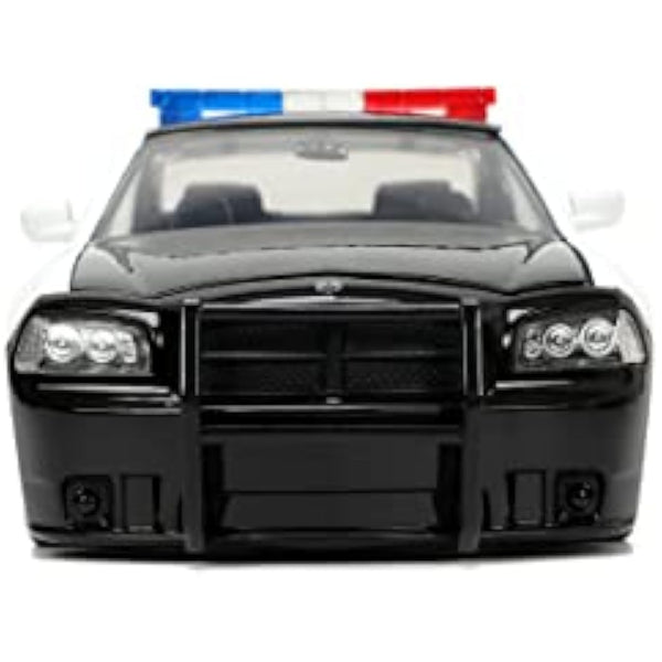 Jada 33665BK Collectible Miniature Car, Black/White