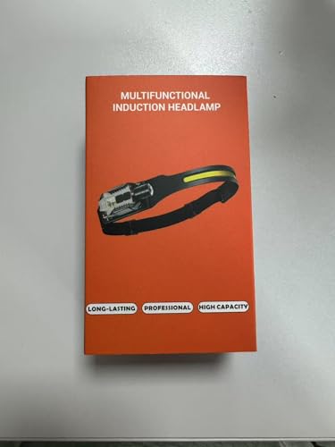 Head Torch Rechargeable,2000 Lumens Super Bright 230° Wide Beam Adjustable Focus Headtorch With Motion Sensor,9 Modes With UV Light,Detachable Magnetic Lightweight Headlamp For Running,Camping,Hiking