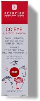 Erborian - CC Eye Cream with Centella Asiatica - Illuminating, Moisturizing and Correcting Tinted Eye Cream SPF 20 - Smoothes and Corrects Dark Circles - 10 ml