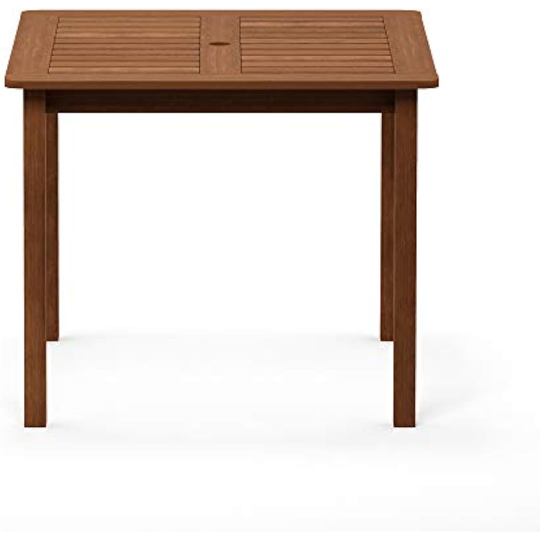 Furinno Hardwood Bermuda Square Table in Teak Oil, Wood, Natural, (W) x 74.17 (H) x 89.92 (D) cm