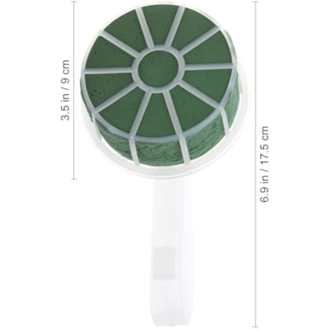 DOITOOL 2Pcs Foam Floral Handle Bouquet Holders Handle Bouquet Holder Bride Flower for Bridal Fresh Flowers Silk Flowers Wedding Supplies, Size S