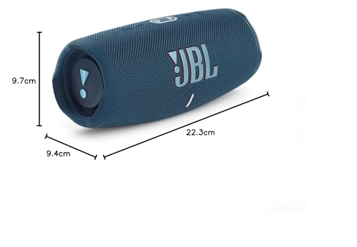 JBL Charge 5 Portable Bluetooth Speaker with Deep Bass, IP67 Waterproof and Dustproof, 20 Hours of Playtime, Built-In Powerbank, Black