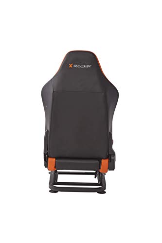 X-Rocker Steering Wheel Stand, Foldable Racing Wheel Stand with Seat Fixing Rod, Adjustable Height, Adjustable Angle, Suitable for Logitech, XBOX, Madcatz, Playstation, Racing Wheel Stand - Black