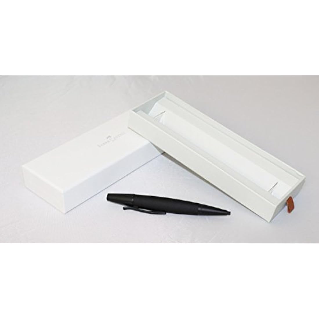 Faber-Castell e-motion 148222 Fountain Pen Wood/Chrome/EF Nib with Gift Packaging/Barrel Colour Black/Silver