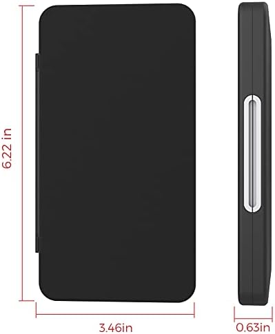 HEIYING Game Card Case for Nintendo Switch 2/ Switch OLED / Lite,Portable Black Switch 2 Game Holder with 24 Game Card Slots and 24 Micro SD Cards Slots