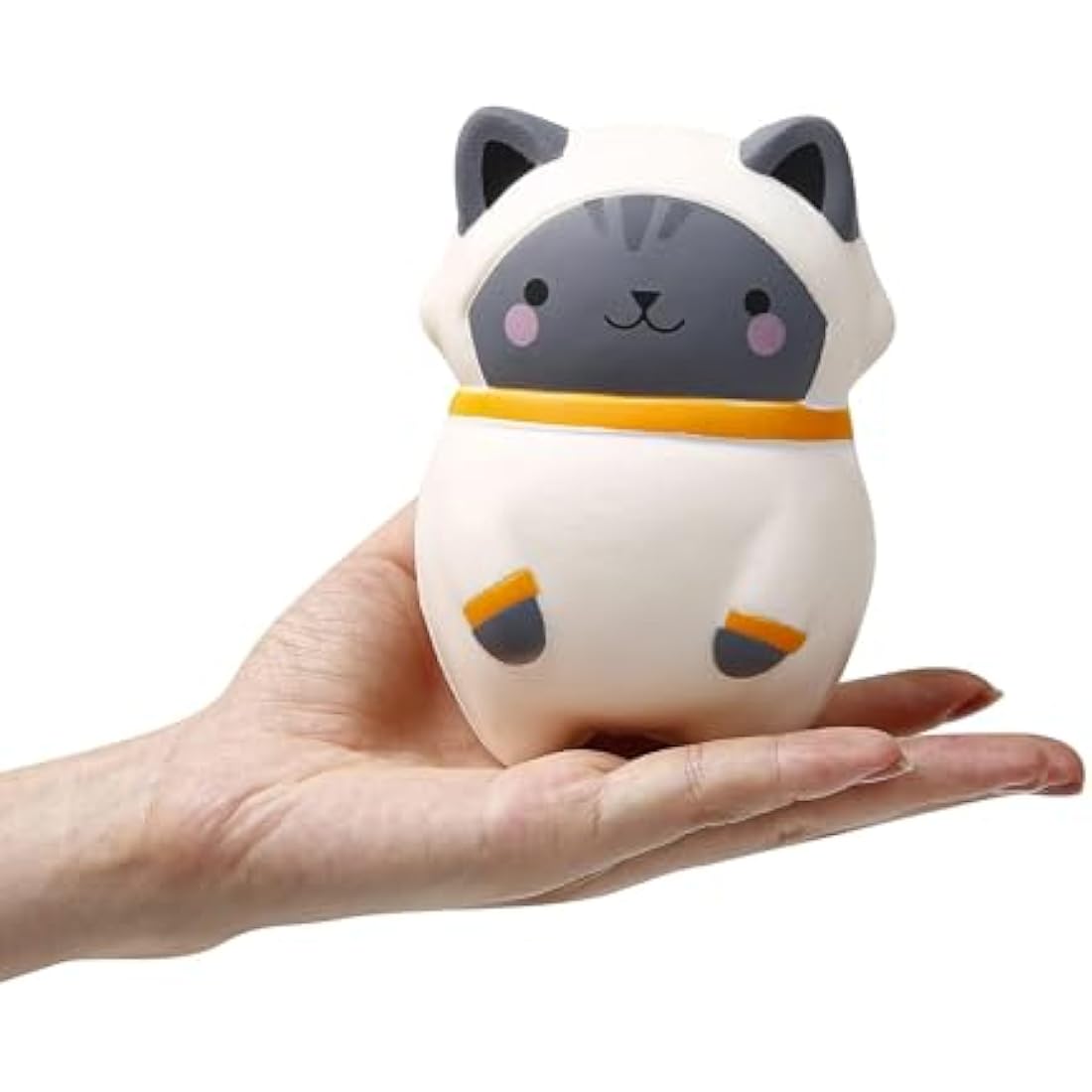 Anboor 4.7" Squishies Cat Toy Squishy Toys Kawaii Scented Soft Slow Rising Squeeze Stress Relief Kids Toy Halloween Birthday Day Gifts