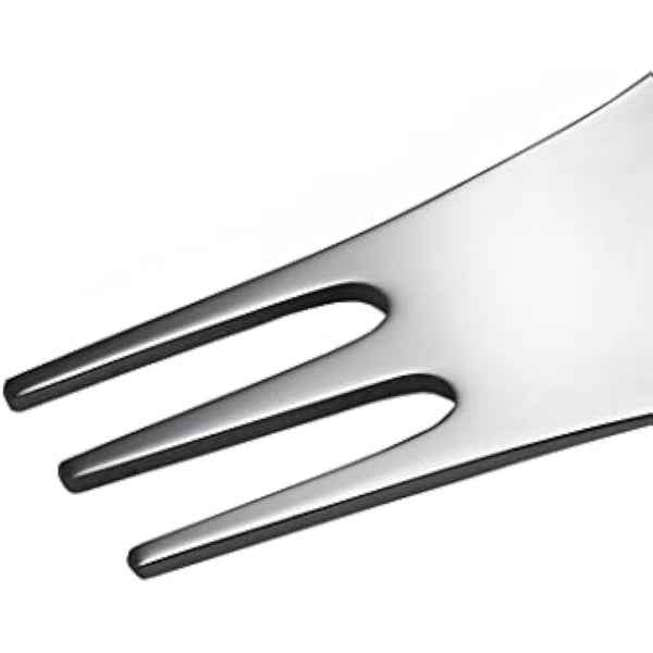 Alessi Moscardino GIMR01S4 - Set of Four Design Multipurpose Cutlery, Synthesis of Fork and Spoon, in 18/10 Polished Stainless Steel