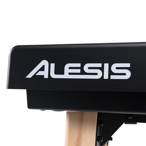 Alesis Recital Home Digital Piano with 88 Hammer Action Weighted Keys, Stand, Pedals and Lessons, Turquoise