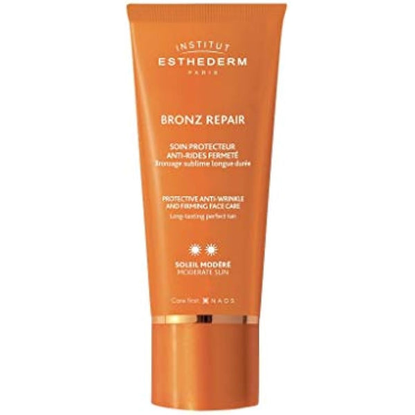 Institut Esthederm Bronz Repair Anti Wrinkle Sun Cream, Moderate Sun Protection for Face 50ml