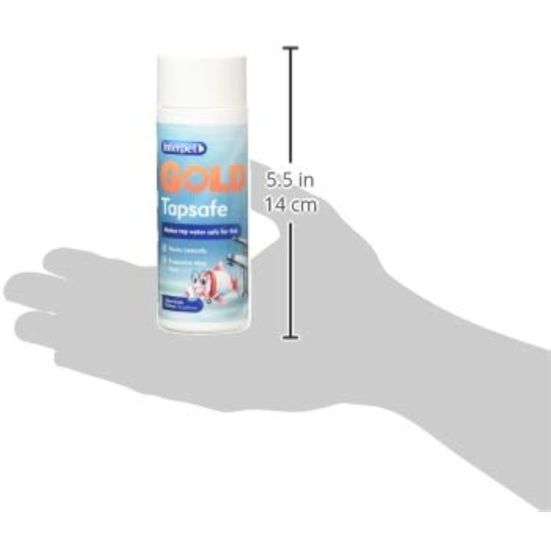 Interpet Gold Tapsafe for Goldfish Bowls, Fish Tanks, Aquariums, makes tapwater safe, 125ml