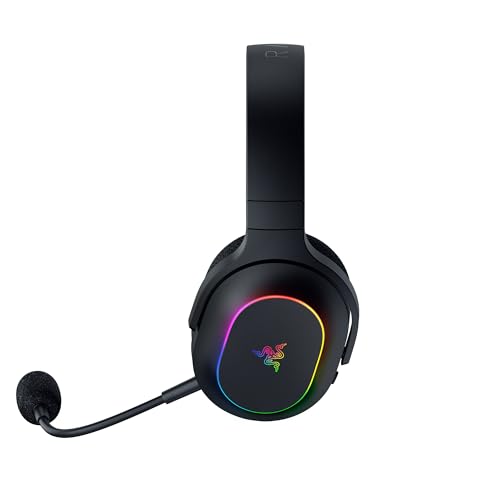 Razer Barracuda X - Wireless Multi-platform Gaming and Mobile Headset (SmartSwitch Dual Wireless, Ergonomic Design, TriForce 40 mm, Cardioid Mic, On-Headset Controls, 50h Battery USB-C) Black