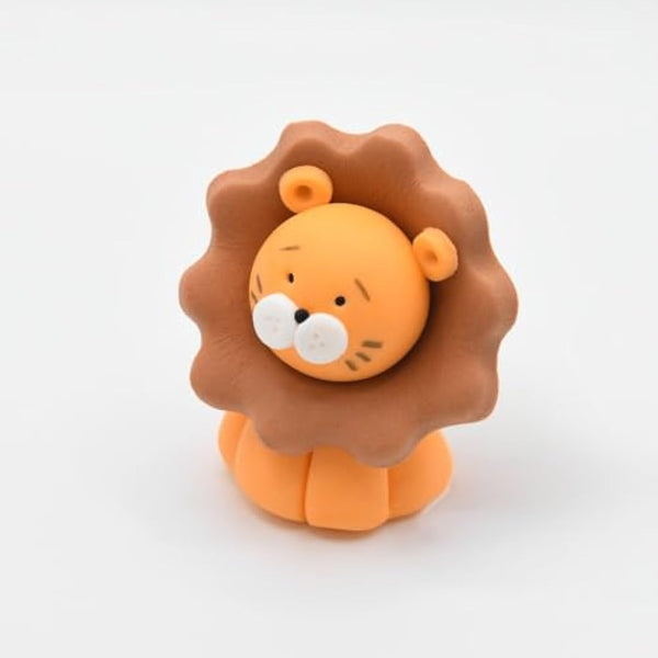 Edible Lion Cake Toppers-3D Sugar Fondant Animal Figure-Kids Birthday Decorations- Handmade Present