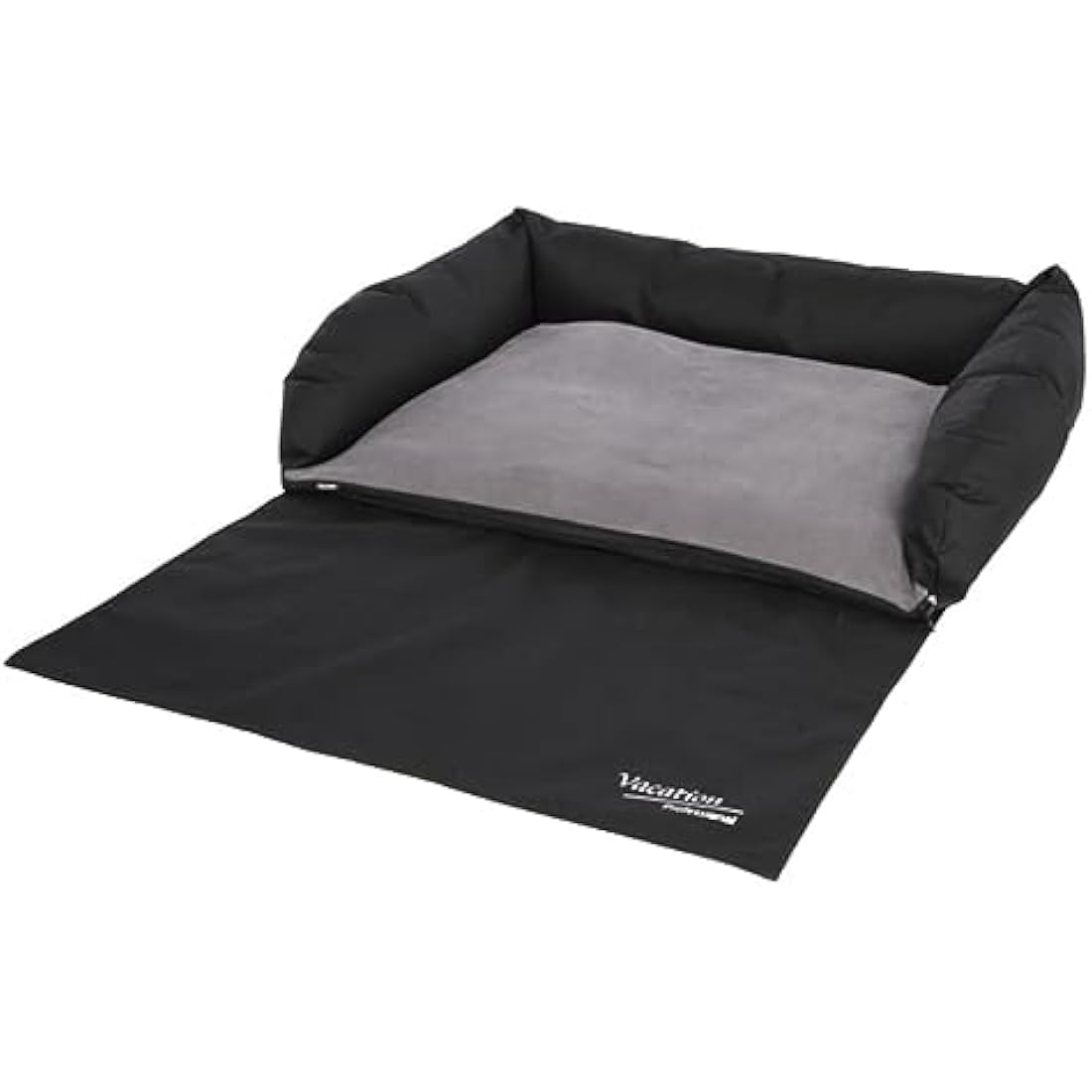 Kerbl Dog Car Bed, 80 x 60 cm, Black