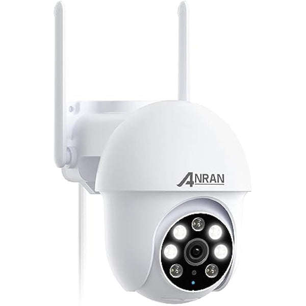 ANRAN 5MP Security Camera Outdoor with Auto Tracking, CCTV Camera Systems with 360° View, Home Security WiFi Camera, Sound-Lights Alarm, Color Night Vision, 2-Way Audio, Motion Detection, P3 Max