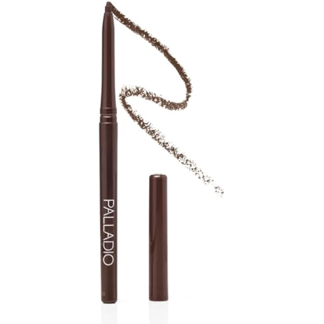 Palladio Waterproof Screw Out Eye Pen, Rich in Pigments and Creamy, Easy to Use, Long-Lasting and Smudge-proof Eyeliner, Black Brown