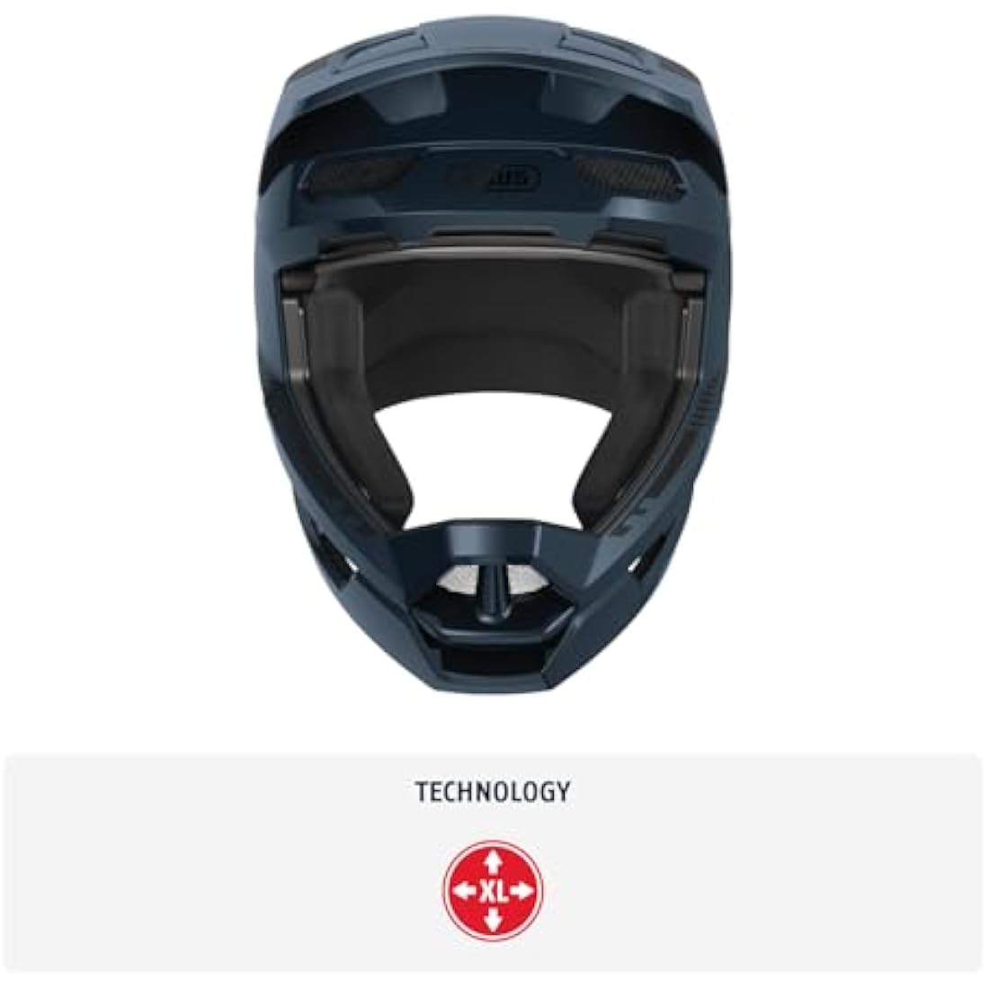 ABUS Downhill Bicycle Helmet HiDrop - Full-face Helmet with ABS Outer Shell for MTB Trails