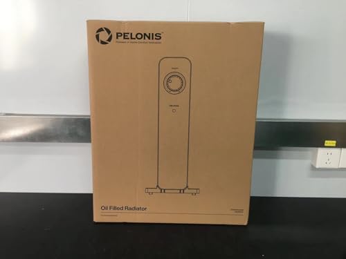 PELONIS Electric Radiator with Adjustable Thermostat and 3 Heat Settings, Oil Filled Heater with Overheat Protection (2500W, Knob Control)