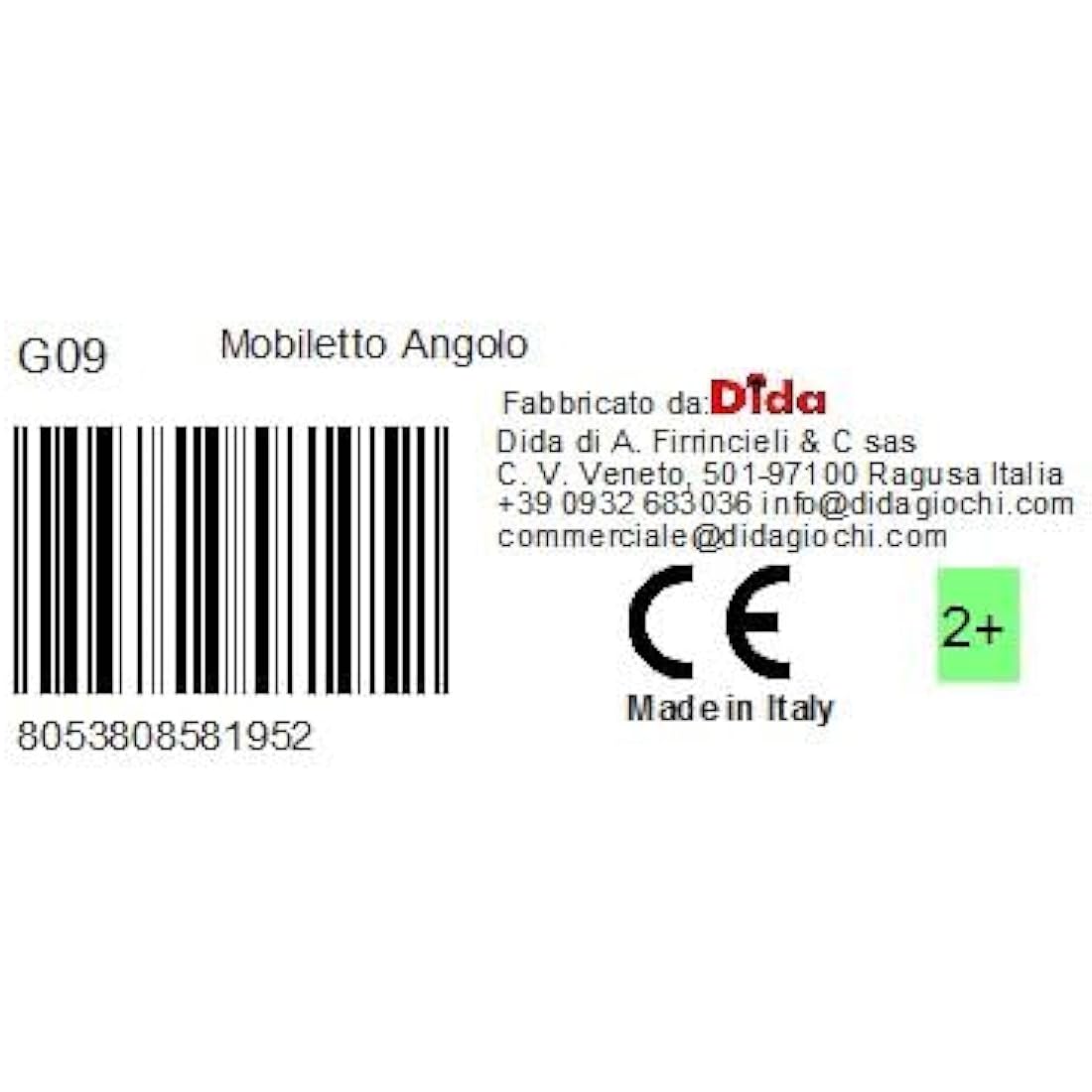 Dida - Cabinet Corner modular wooden toy for kids