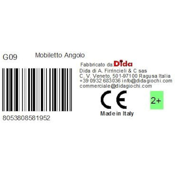 Dida - Cabinet Corner modular wooden toy for kids