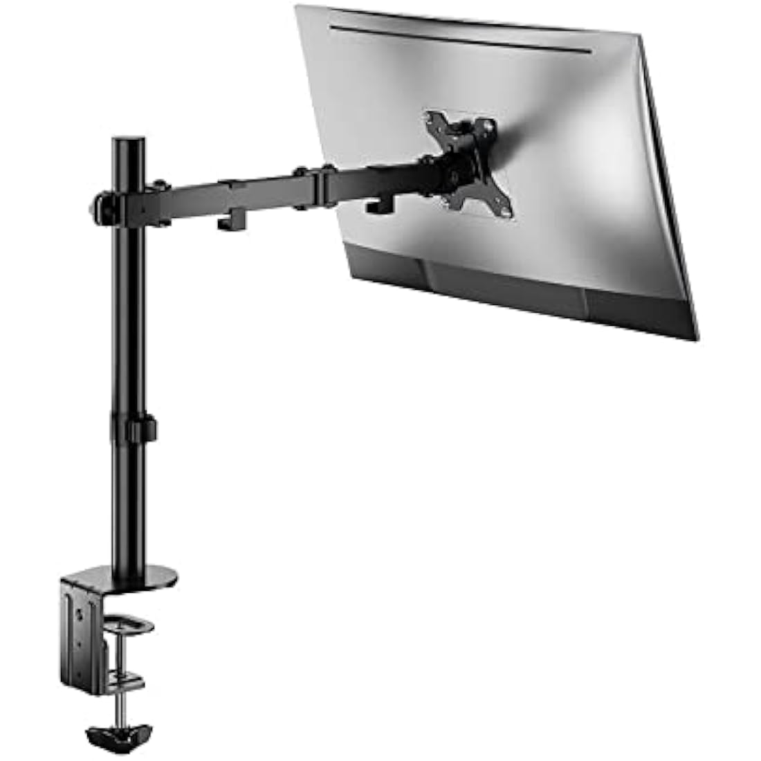 ProperAV Desk Monitor Mount Swing Arm 17" 19" 21" 22" 23" 24" 27" 32" 34" VESA Max 100x100 Height Max 407mm