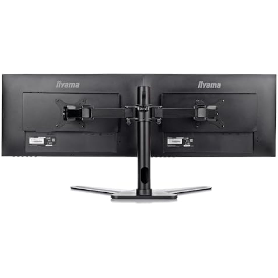 iiyama DS1002D-B1 Dual Screen Desktop Stand - Black