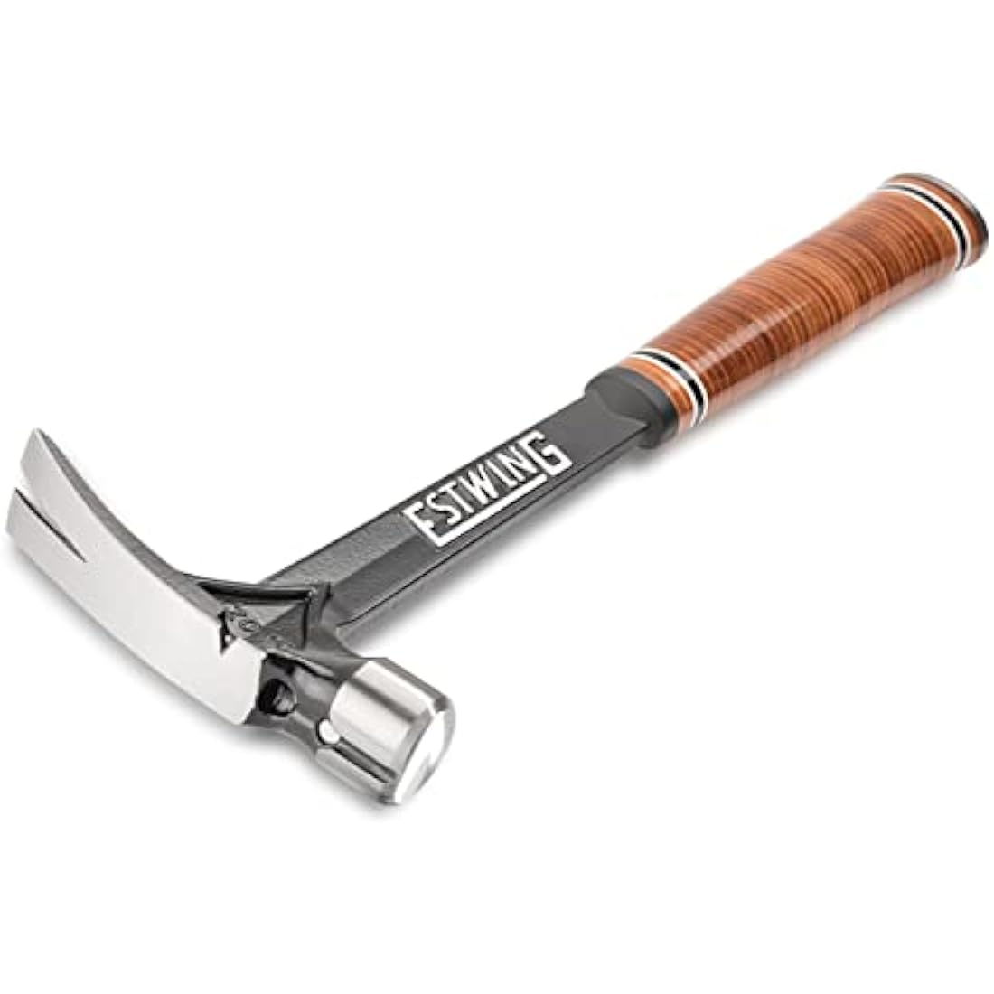 Estwing E15S 15oz Ultra Framing Hammer, Smooth Face, Leather Grip