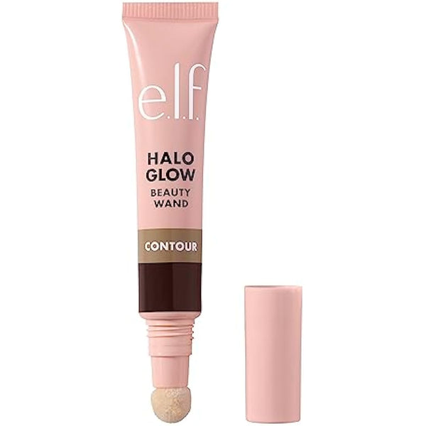 e.l.f. Halo Glow Contour Beauty Wand, Liquid Contour Wand For A Naturally Sculpted Look, Buildable Formula, Vegan & Cruelty-free, Deep/Rich