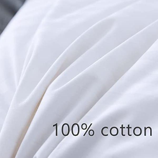 ANALIN 2 pack Goose Feather Down Pillows, 100% Cotton Shell, Non-allergenic & Anti dust mite, Soft Hotel Quality Pillows (50% Goose Down)