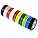 Gocableties 10 Rolls Multi Pack of PVC Electrical Insulation Tape, 20m x 19mm, Premium Multi-colour Mixed 10 Rolls