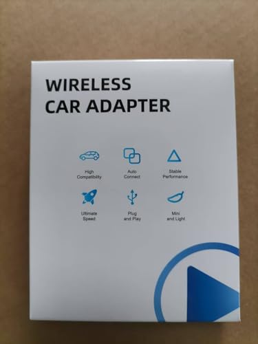 TKHIN CarPlay Wireless for iPhone - Car Play Wireless Dongle for Factory Wired CarPlay to Wireless 5GHz WiFi Car Connection for Cars After 2016 (Only for iPhone)