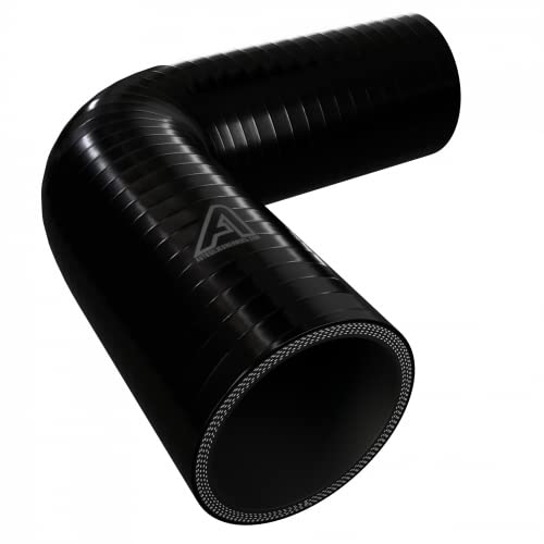 57mm Internal Diameter Black 90 Degree Silicone Elbow Hose