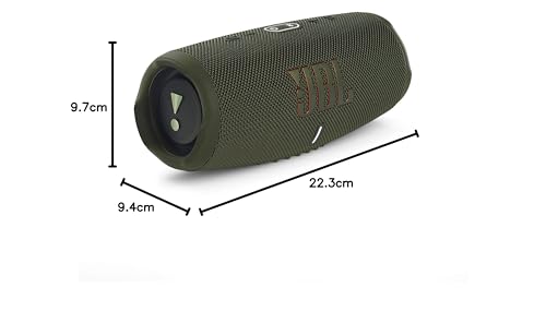 JBL Charge 5 Portable Bluetooth Speaker with Deep Bass, IP67 Waterproof and Dustproof, 20 Hours of Playtime, Built-In Powerbank, Black