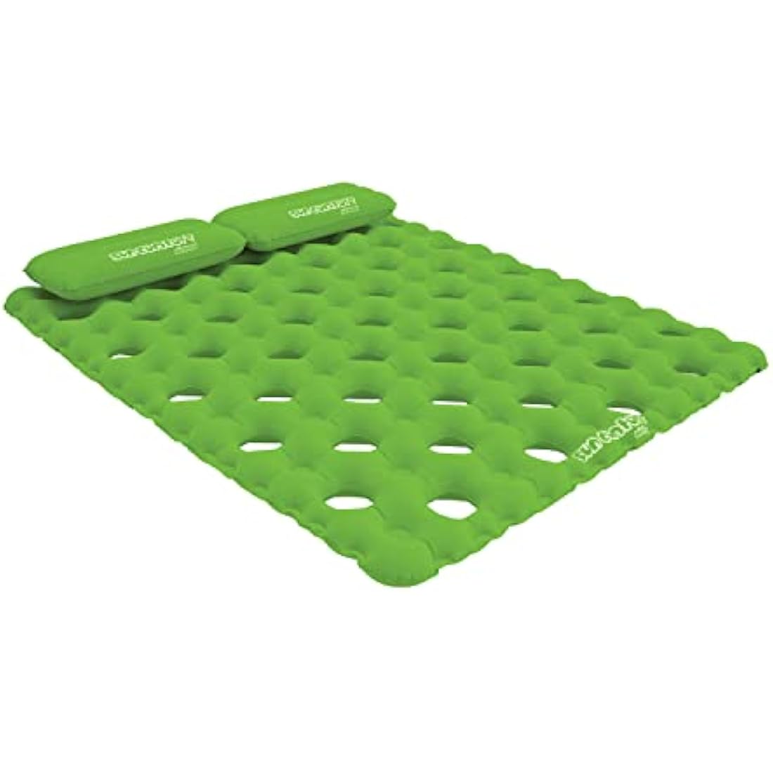 AIRHEAD SUN COMFORT COOL SUEDE Double Pool Mattress, Lime (AHSC-016)