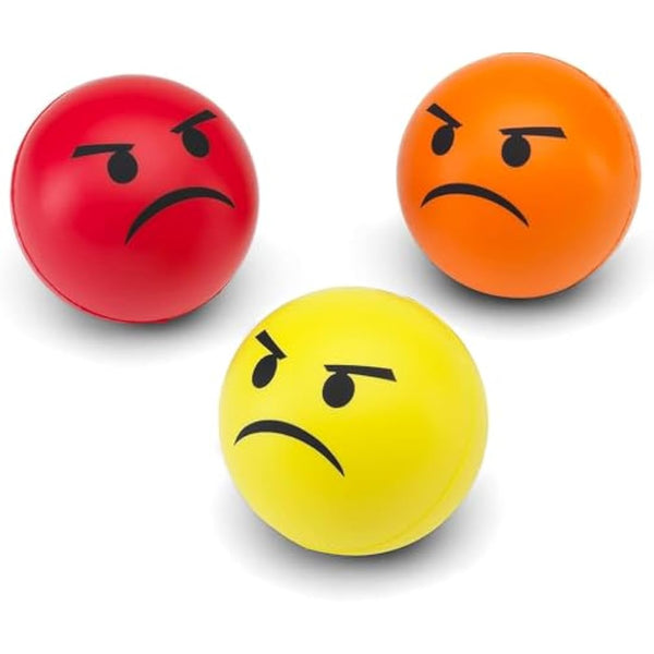 #winning Emoticon Stress Balls 3 Set Various Firmness Hand Therapy Stress Relief