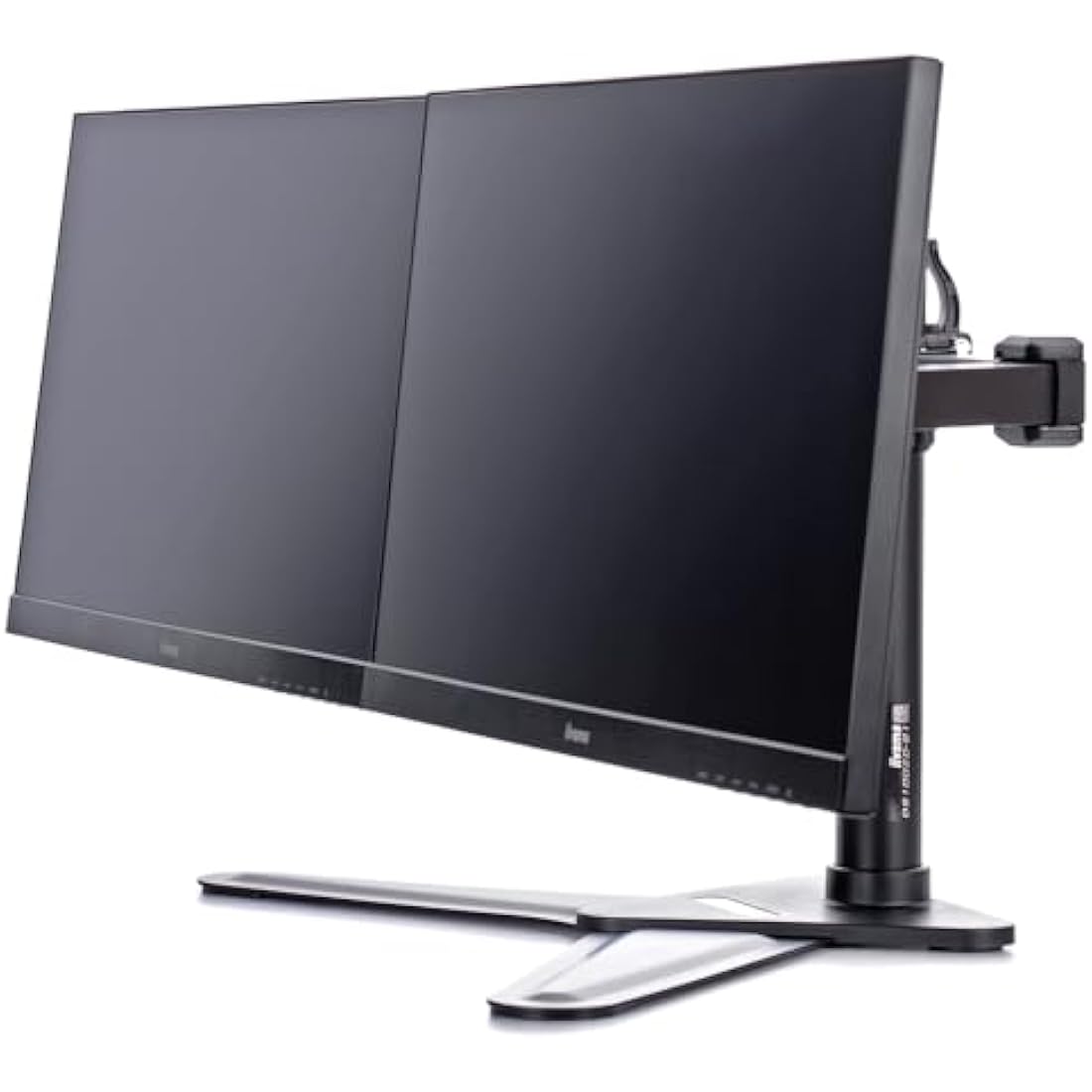 iiyama DS1002D-B1 Dual Screen Desktop Stand - Black