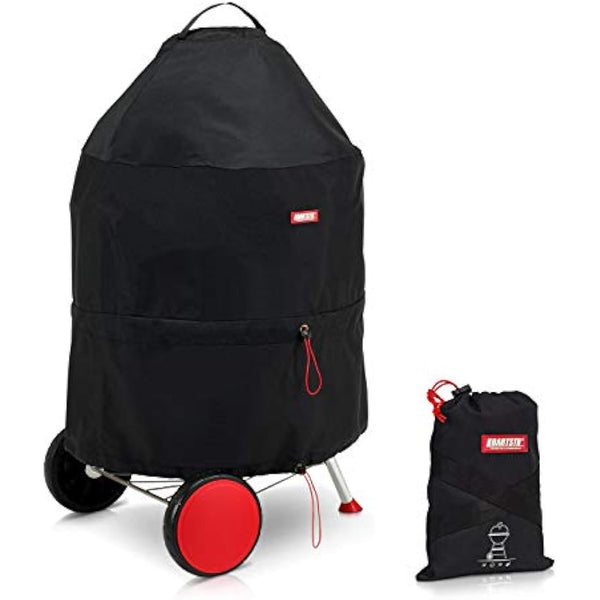 BARTSTR Barbecue Covers for 57cm Compact Weber Kettle/Bar-B-Kettle/Classic Kettle/Original Kettle E-5710, BBQ Covers Waterproof 600D Oxford Heavy Duty Large, Breathable UV- & Water-resistant