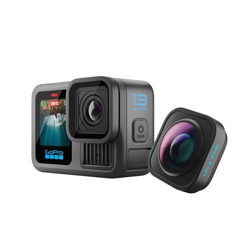GoPro HERO13 Black in Forest Green (Limited Edition Color) - Waterproof Action Camera with 5.3K60 Video, 27MP Photo + Compatability with HB-Series Lenses